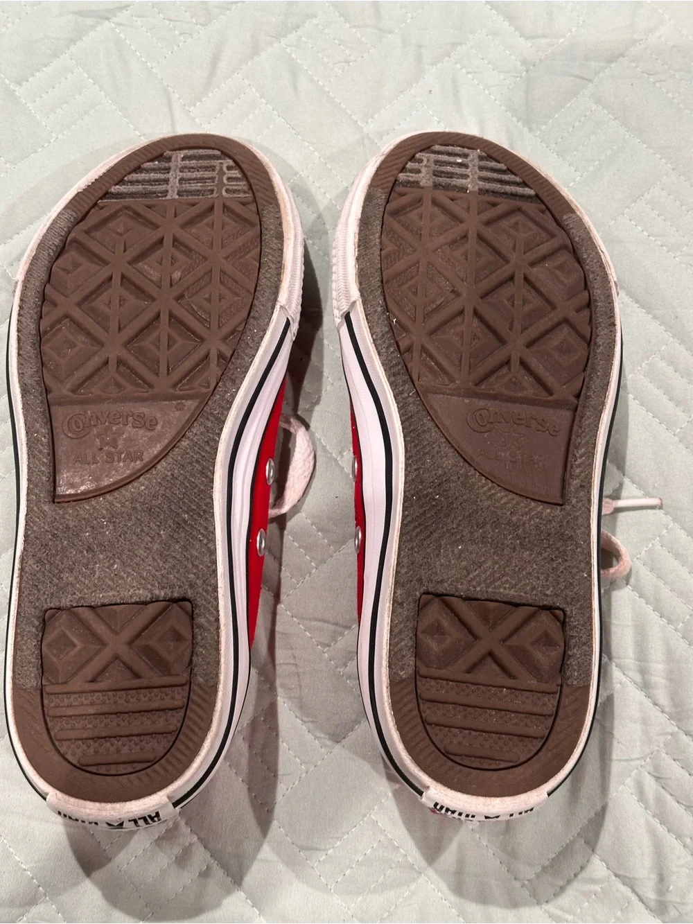 Converse Kids Red Low Top Canvas Sneakers